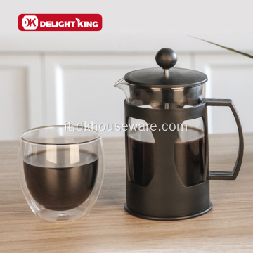 Caffettiera in vetro con stantuffo French Press